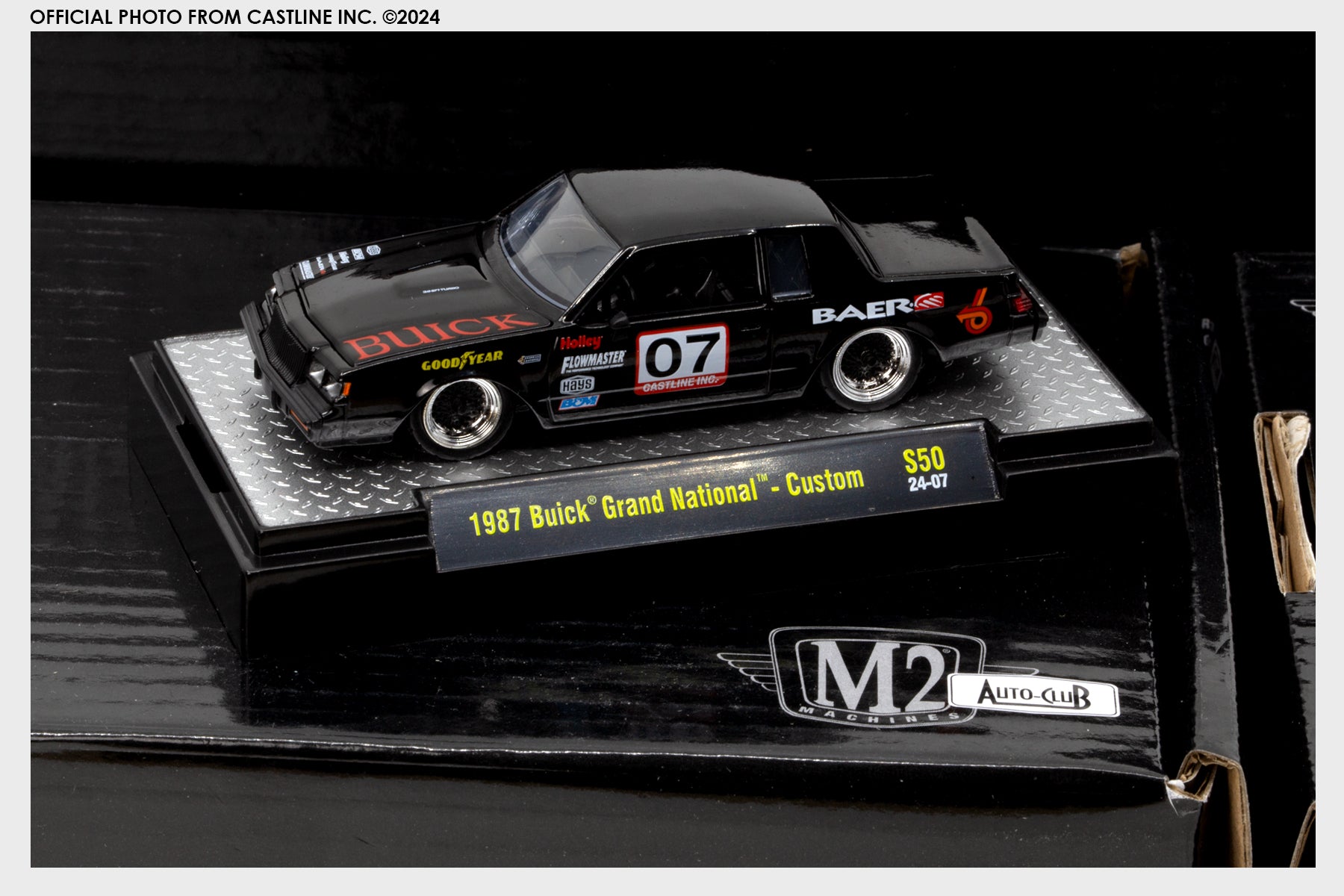 M2マシーン ビュイック・グランドナショナル- カスタム(チェイスカー M2 MACHINES 1987 BUICK GRAND NATIONAL CUSTOM 1/64 DIECAST
